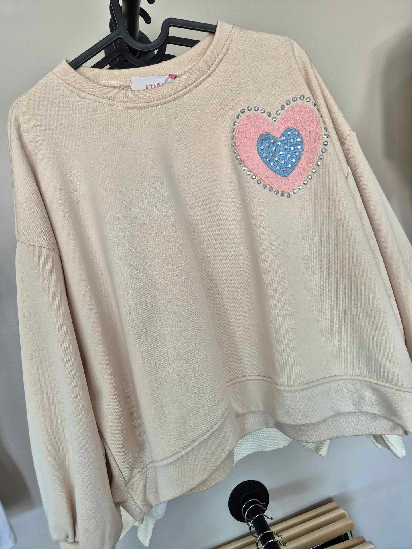 Sweatshirt - beige