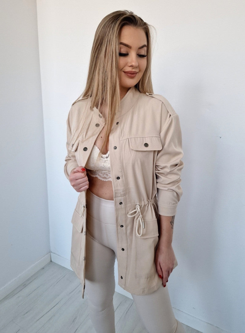 Jacka parkas - beige