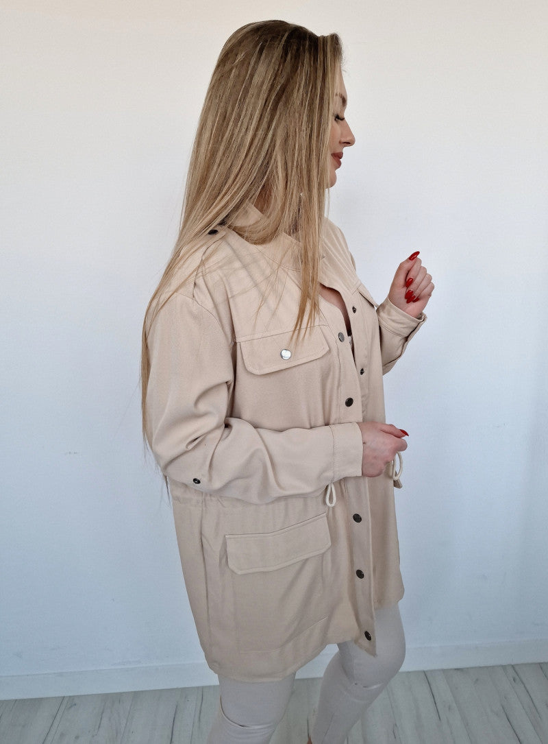 Jacka parkas - beige